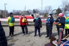 Gathering before we take the boat on the water.  April-2-2022