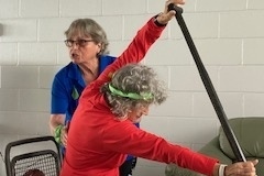 Pat and Linda
